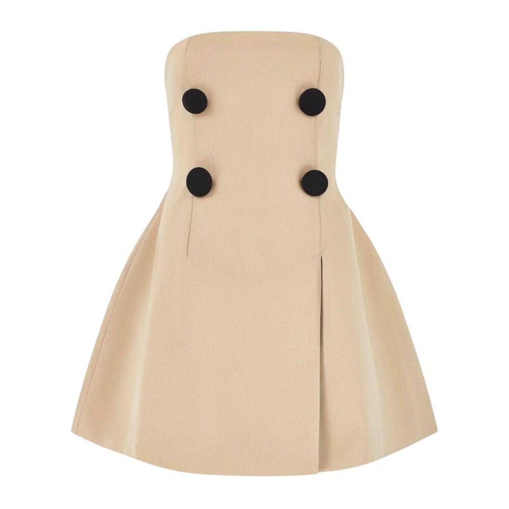 Odd Muse Womens/Ladies The Ultimate Bandeau Mini Dress / Beige